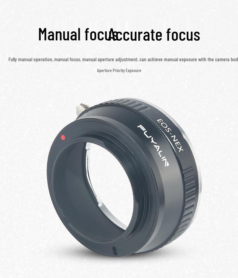 Адаптер EOS-NEX для камер Sony NEX E-mount от объективов Canon EF