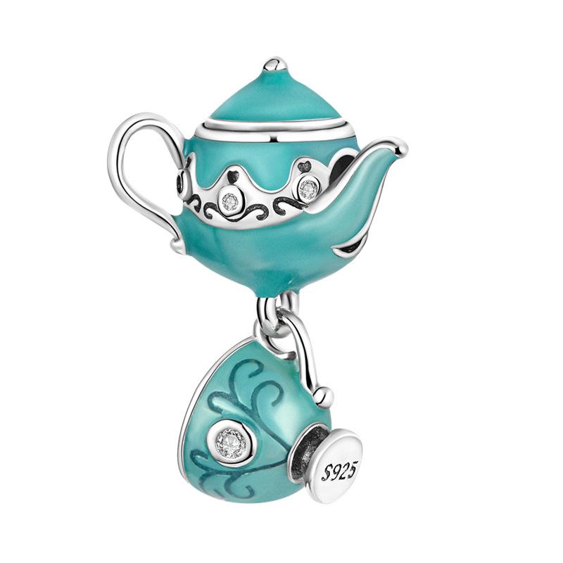 New925 Silver Family Heart-Shaped Bead Boy Girl Pendant Suitable For European Original Bracelet DIY Accessories ExquisiteJewelry