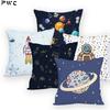 Space Pillow Home Pillow2024New Pillow Universe Sun Planet Pillow Cushion Covers Custom Decorative  Cover Spaceship Cushio