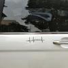 Waterproof Auto Reflective Sticker Car Stickers Life Goes On  Sticker Heart Beat Trackpad Decal