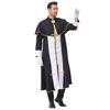 Halloween Shepherd, Cross Black Robe Party Costume Men's Cosplay Costume