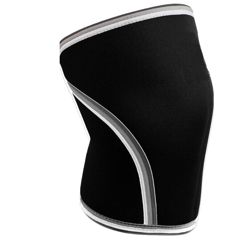 7-миллиметровые неопреновые компрессионные наколенники для тяжелой атлетики и приседаний - Защитное снаряжение для фитнеса