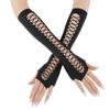 Medium Cross Sun Protection Mesh Stretch Party Gloves with Finger Hole