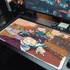 Rugrats Cartoon Color Mouse Pad Large Gaming Table Cushion Non-slip Laptop Tablet Big Mousepad XXL Mat Mini PC Playmat With Lock edge