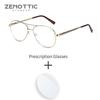 ZENOTTIC Металлические Авиаторы Очки По Рецепту Модные Прогрессивные Оптические Очки Для Мужчин Анти-Синий Свет Очки Для Миопии