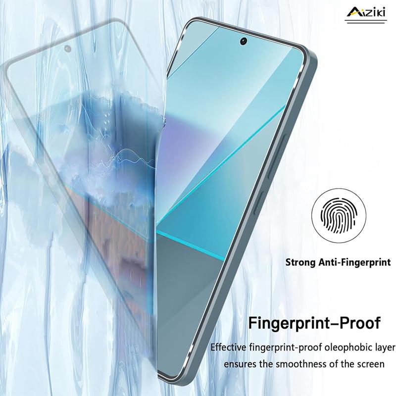 3 шт., Защитные пленки из закаленного стекла Full HD с прозрачным экраном для Redmi Note 13/Note 13 Pro/Note 13 Pro 5G для Redmi 13C POCO C65 X6 M6 Pro