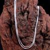 Silver Box Chain, 925 Sterling Silver, Unisex Jewelry, Statement Jewelry