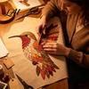 Fabric Craft Gift for Women 3D Bird Patchwork Kit DIY Hummingbird Owl Sewing Desktop Ornament Making Kit Handmade Art Crafting Home Wall Decor