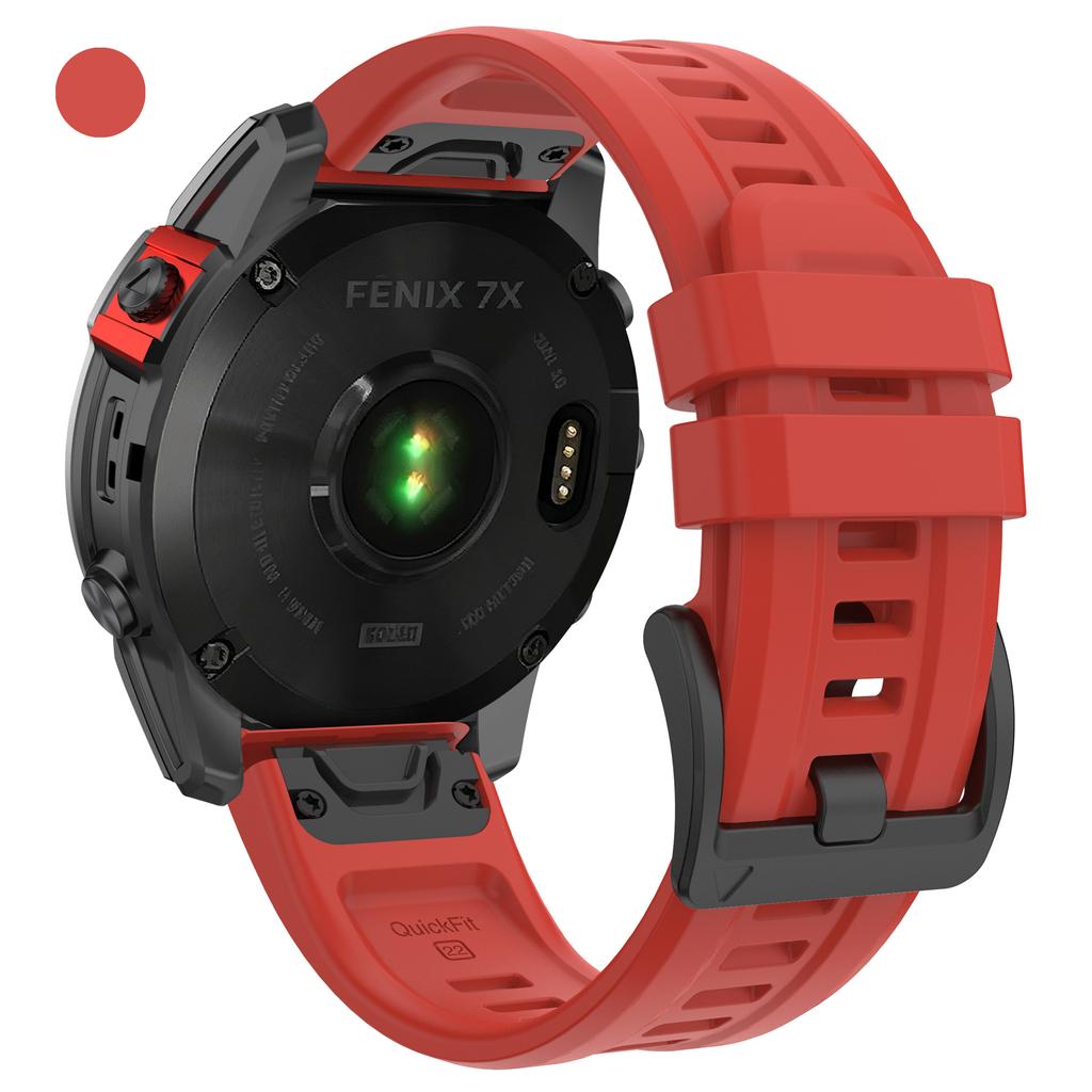 22 мм 26 мм Резиновый ремешок для Garmin Fenix 8pro 47 мм 51 мм E 7X 7 6X 6 5 3HR/Forerunner 970 965/Instinct 3 2X QuickFit Официальный ремешок