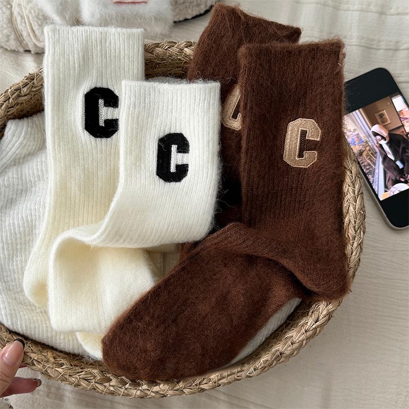 Женские толстые шерстяные носки Maillard - Теплые, морозостойкие, мягкие до середины икры для осени/зимы