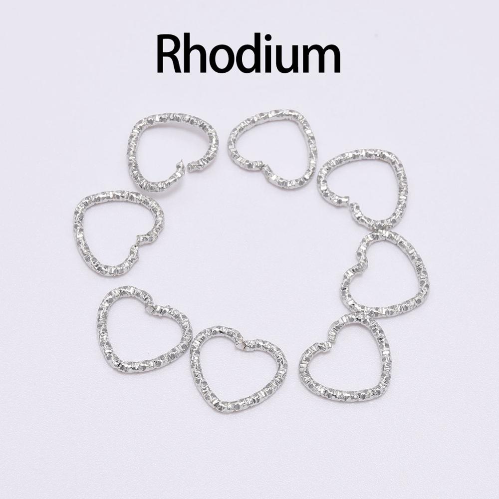 50pcs 16.5mm Gold Star Jump Rings Twisted Split Rings Connectors Diy Craft Charms Spacer Beads For Jewelry Finding Making