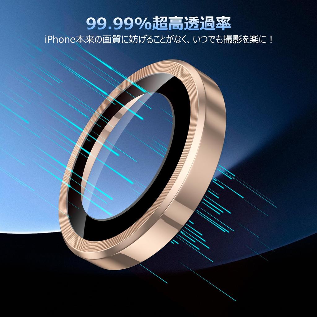 Podick Camera Film for iPhone 16 Pro Max Camera Cover 9H Tempered Glass Aluminum Alloy for iPhone 16 Pro Max Camera Protection Scratch Resistant