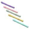 REFINE RF7366 Сенсорная мягкая игрушка пищевого качества, прорезыватель для зубов, детская питьевая трубочка, зубная щетка, силиконовые трубочки для прорезывания зубов, 2-4 года
