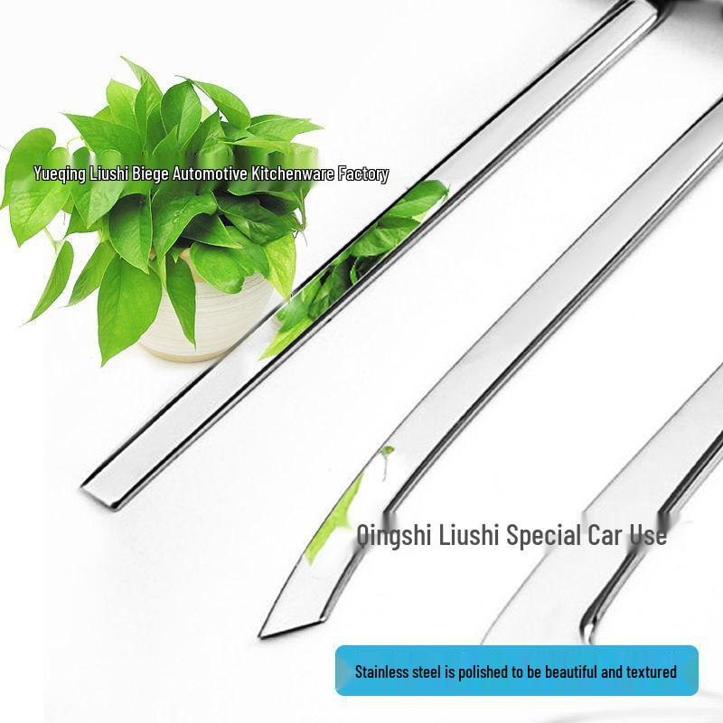 Накладки из нержавеющей стали для кромок окон и дверей для Tesla Model 3 и Y, модификация стекла