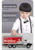 Alloy Engineering Vehicle Set: Excavator, Fire & Sanitation Trucks Toy for Boys - Pull-back Children's Gift