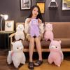 35/50cm Saddle Alpaca Llama Plush Animals Toy Cute Stuffed Doll Household Throw Pillows Home Decor Kids Toys Birthday Gifts