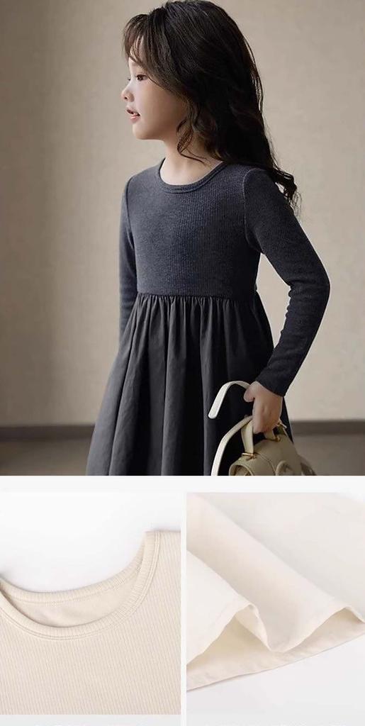 Honey baby Длинное Идеально для входа в школу Вход в детский сад Повседневная одежда Размер Детское платье, Осень/Зима, Рукав, Церемонии, Церемонии, Свадьбы,