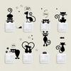 DIY Home Decoration Wall Decals Pvc Mural Art Cartoon Cat Light Switch Phone Animals Wall Stickers