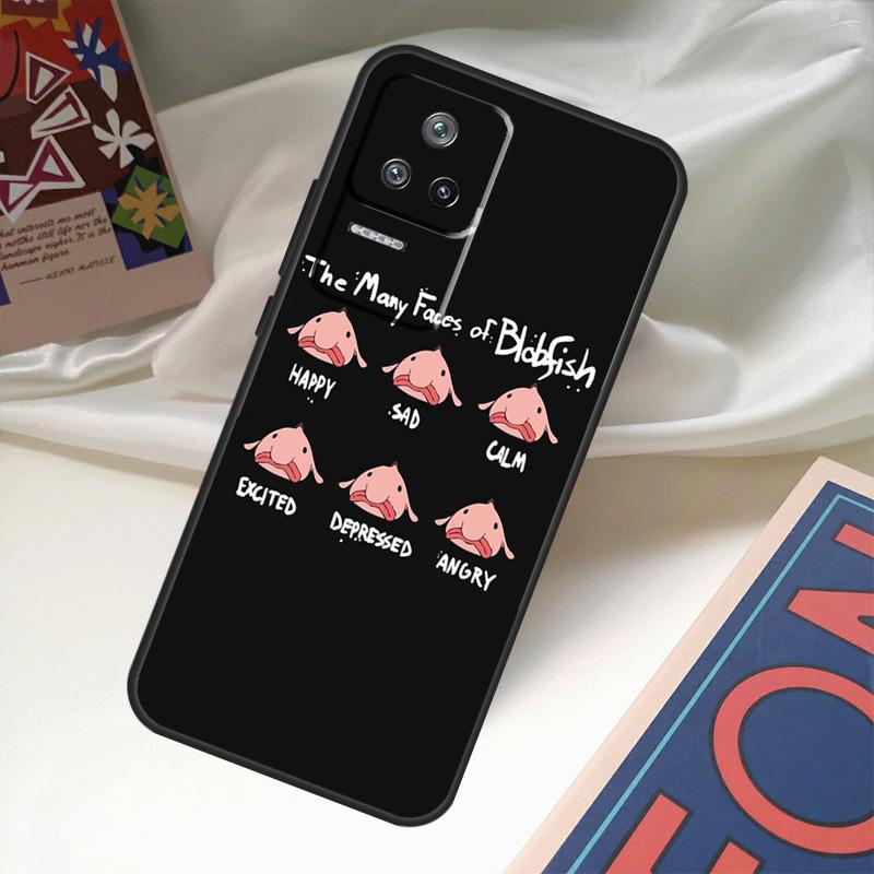 Чехол Рыба-капля для Xiaomi 15 14 Ultra 17 Pro Max 13T 14T 15T Pro POCO F8 X3 X5 X6 X7 F5 F6 F7 Pro Coque