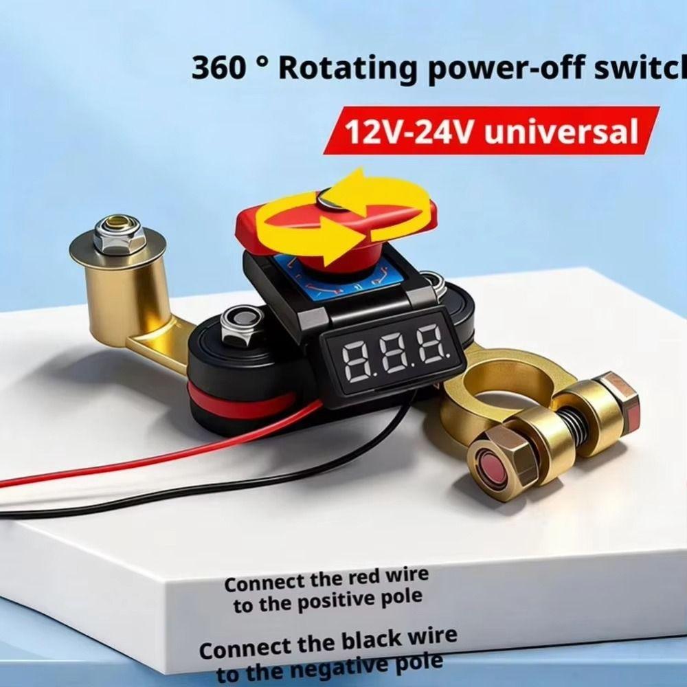 Copper Terminal Car Battery Disconnect Switch Bidirectional Joint Switch Universal Car