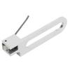 Arrow Rear Rest Aluminum Alloy Recurve Bow Magnetic Arrow Rest for Outdoor Archery Training Targeting Hunting Silver