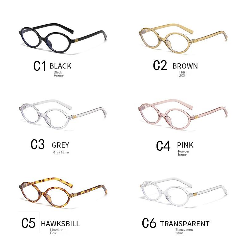 Овальные очки Y2K, блокирующие синий свет, женские прозрачные очки с фильтром от радиации, очки с защитой от радиации
