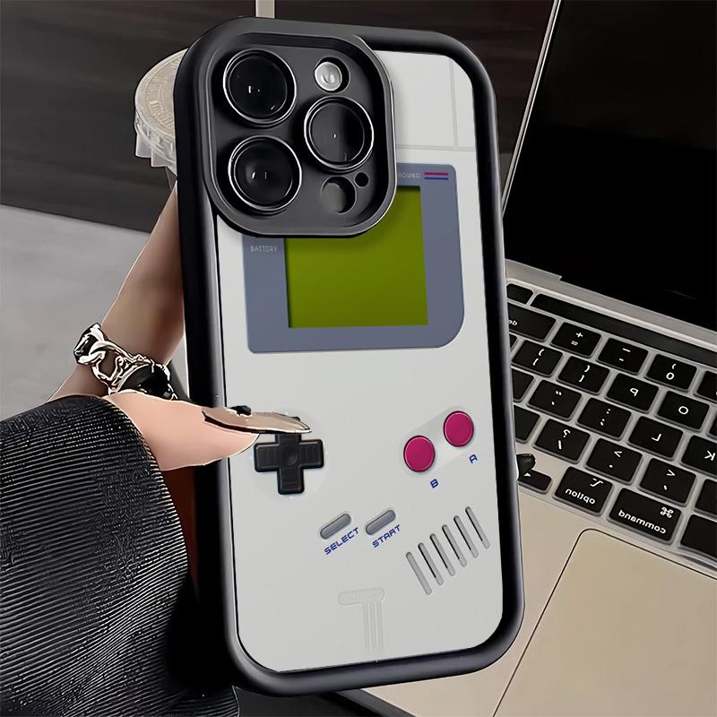 Phone Case for iPhone 17 Air 16E 15 16 Pro Max Game Console Trend Pattern Cover 14 Plus 13 12 Mini Soft Shell Silicone Fundas