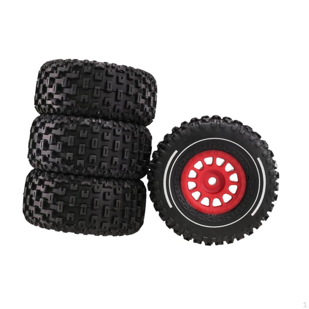 4 Pcs RC Car Tires with Practical Replacement Functions