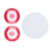 Archery Moving Target EVA Round Arrow Target Shooting Practice Target with 2 Target Papers White