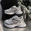 Women's Shoes Autumn New Ins Fashionable Platform Silver Dad Shoes Women's Summer Lightweight Sneaker Casual Running Shoes