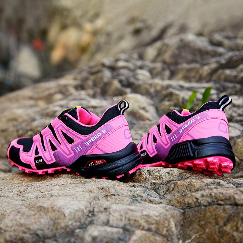 Женская модная водонепроницаемая нескользящая походная обувь, мягкая и удобная уличная обувь, кроссовки, размер 36-42