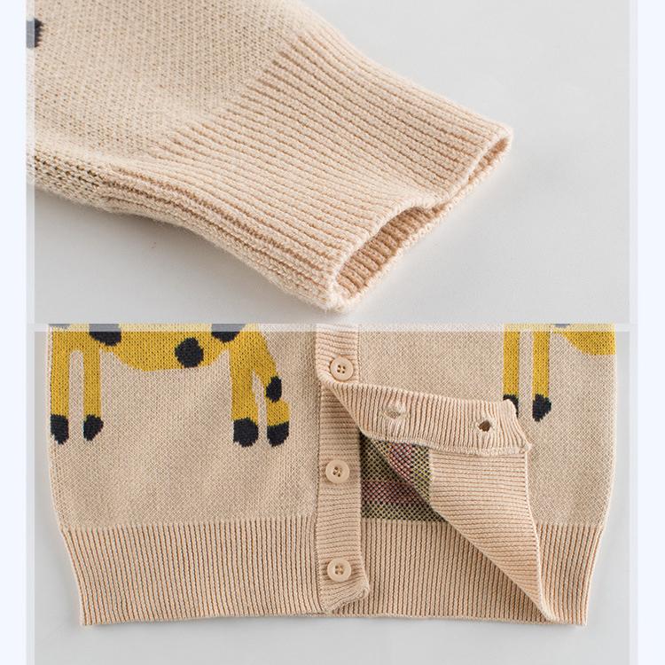 Детский кардиган с героями мультфильмов, свитер для мальчиков, хлопковая вязаная верхняя одежда с v-образным вырезом, повседневная куртка для детей от 2 до 8 лет