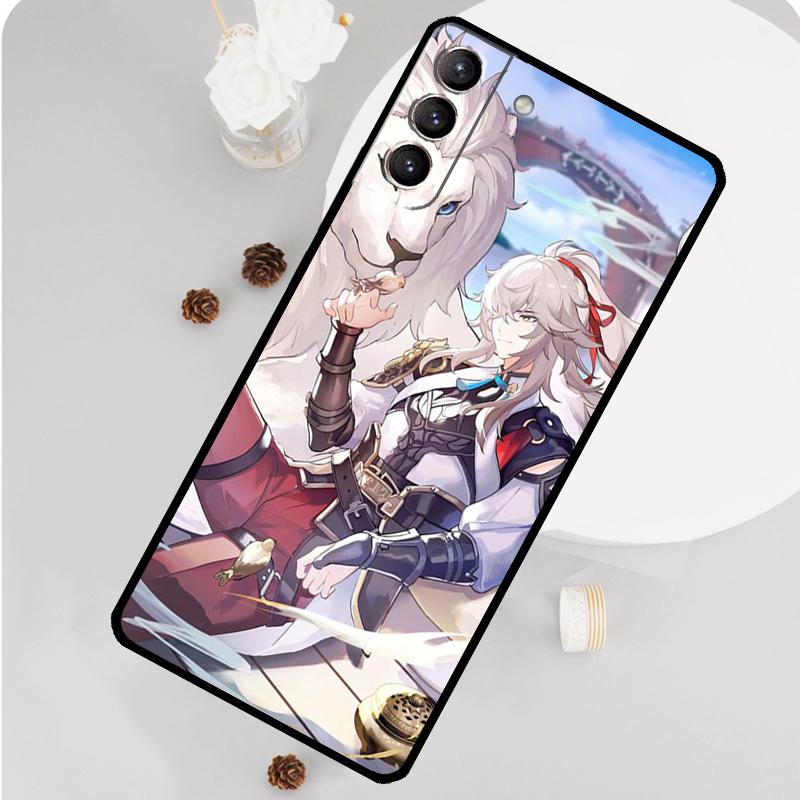 Чехол Jing Yuan Honkai Star Rail для Samsung Galaxy S22 S23 Ultra Note 20 Note 10 Plus S9 S10 S20 S21 S23 FE Задняя крышка