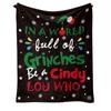 Flannel Blanket Christmas Personalized Blanket Digital Print Blanket