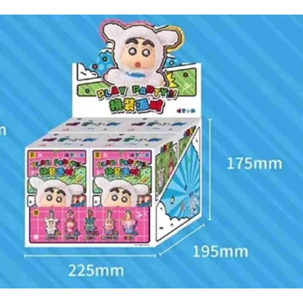 TOP TOY Шин-чан Вечеринка переодеваний Серия Таинственная коробка Винил Шерсть Аниме Фигурка Индивидуальная Коллекционная Игрушка Украшение Подарок на День Рождения