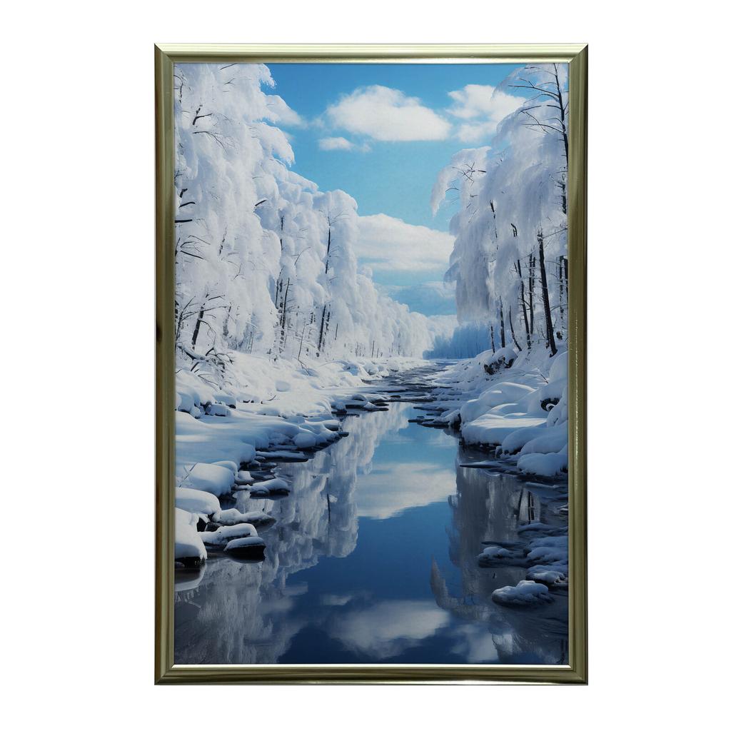 Zimowe Uroki Zimowe Uroki, 50X70 Cm, Bez Ramy, Płótno Premium Na Blejtramie