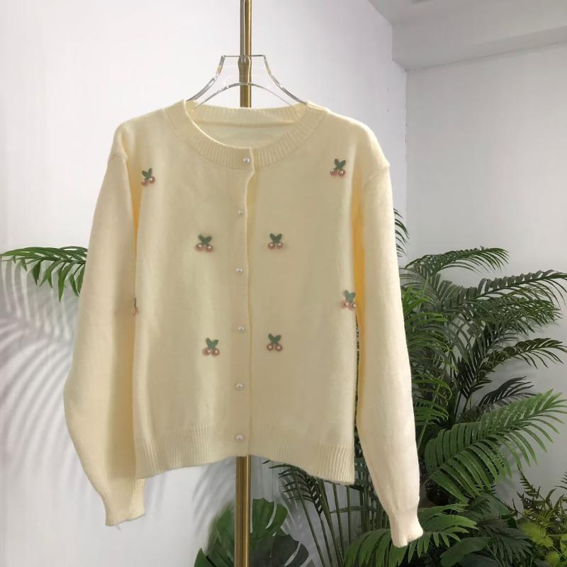 Женский однотонный кардиган с круглым вырезом, свободный, универсальный, женский топ, весна/осень, шикарная одежда с длинными рукавами