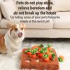 Carrot Interactive Dog Carrot Plush Toy Enrichment Dog Snuffle Puzzle Toys Cute Carrot Harvest Toy