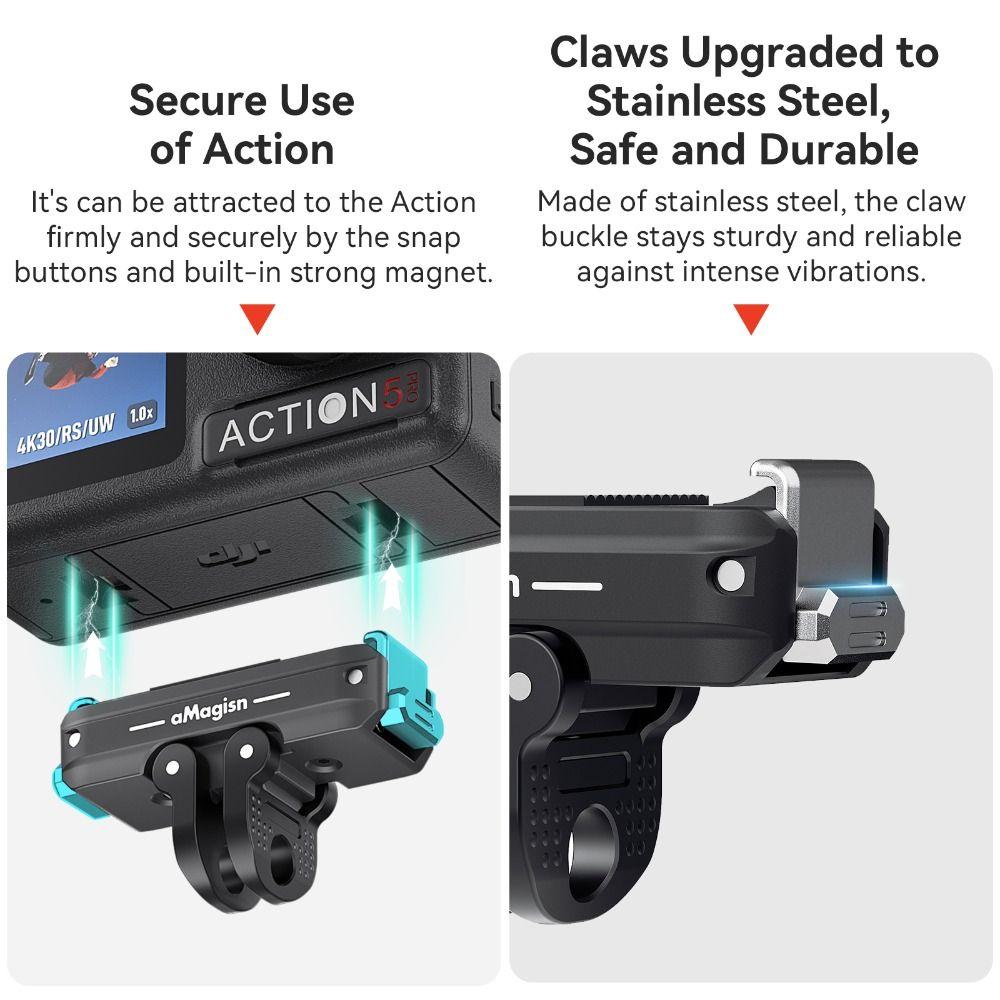 Металлический магнитный адаптер для штатива, аксессуары для экшн-камер Osmo Action 5 Pro/4/3
