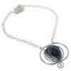Natural Kambaba Jasper Gemstone 925 Sterling Silver Gift Necklace 18" F8k49