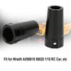 2pcs Aluminum Alloy Rear Axles Bushing Accessory Fit for Wraith AX90018 90020 1 10 RC CarBlack