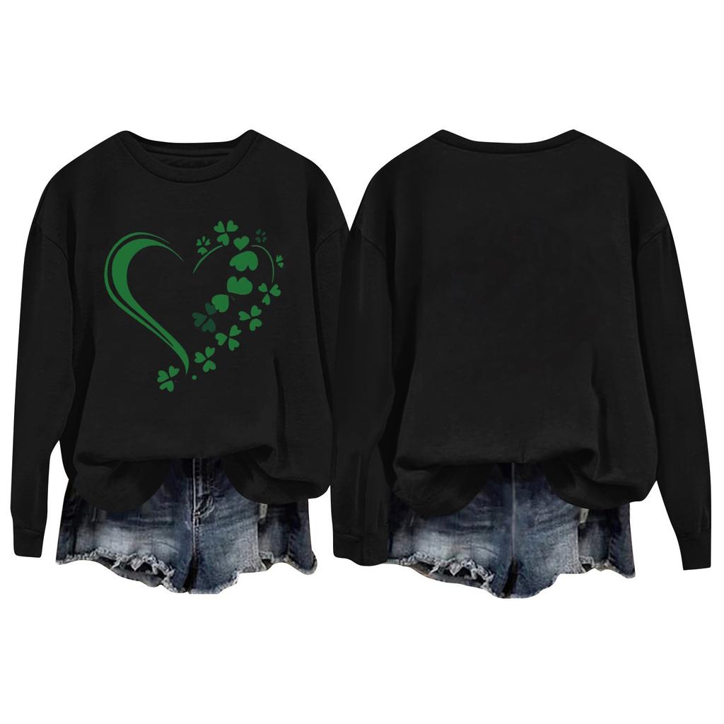 Женские повседневные модные толстовки с длинным рукавом и круглым вырезом с принтом, пуловер, топ