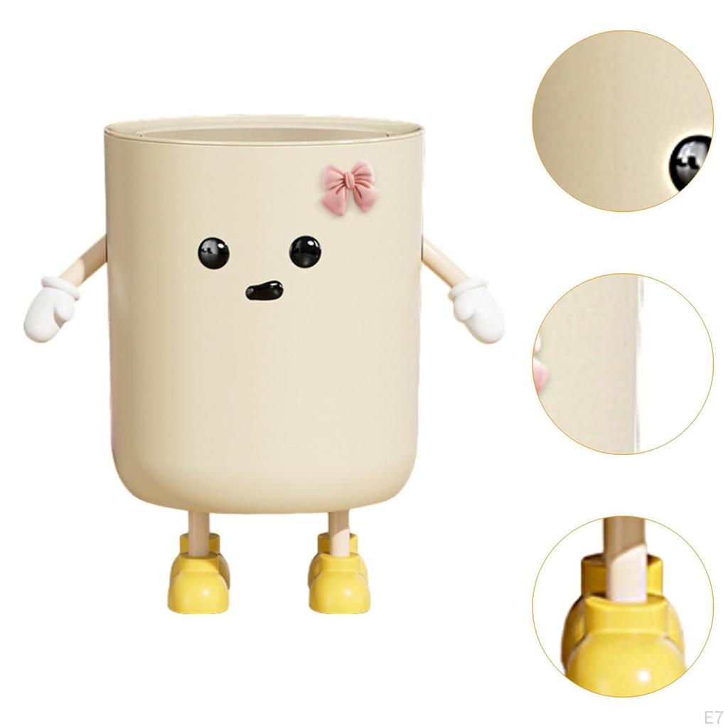 Очаровательная мусорная корзина для мусора Портативная Креативная Современная Практичная для Дома