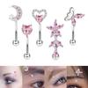 1 шт. Кольца для бровей Пирсинг бровей Украшения из нержавеющей стали Кольцо для пупка Кольцо для губ Пирсинг Daith Tragus Helix Rook