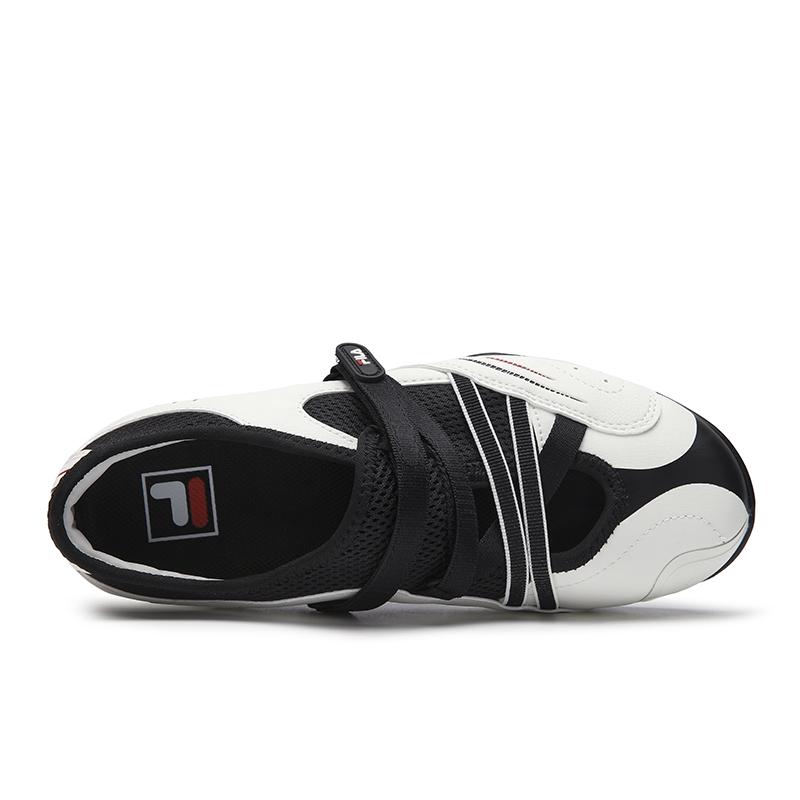 Sandals FILA TURBO SANDAL Breathable Lightweight Low top Casual Shoes Women's Haze Gray/Black