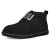 UGG Теплые нескользящие повседневные удобные ботинки для снега на щиколотку мужские ботинки черного цвета 1119392-BLK