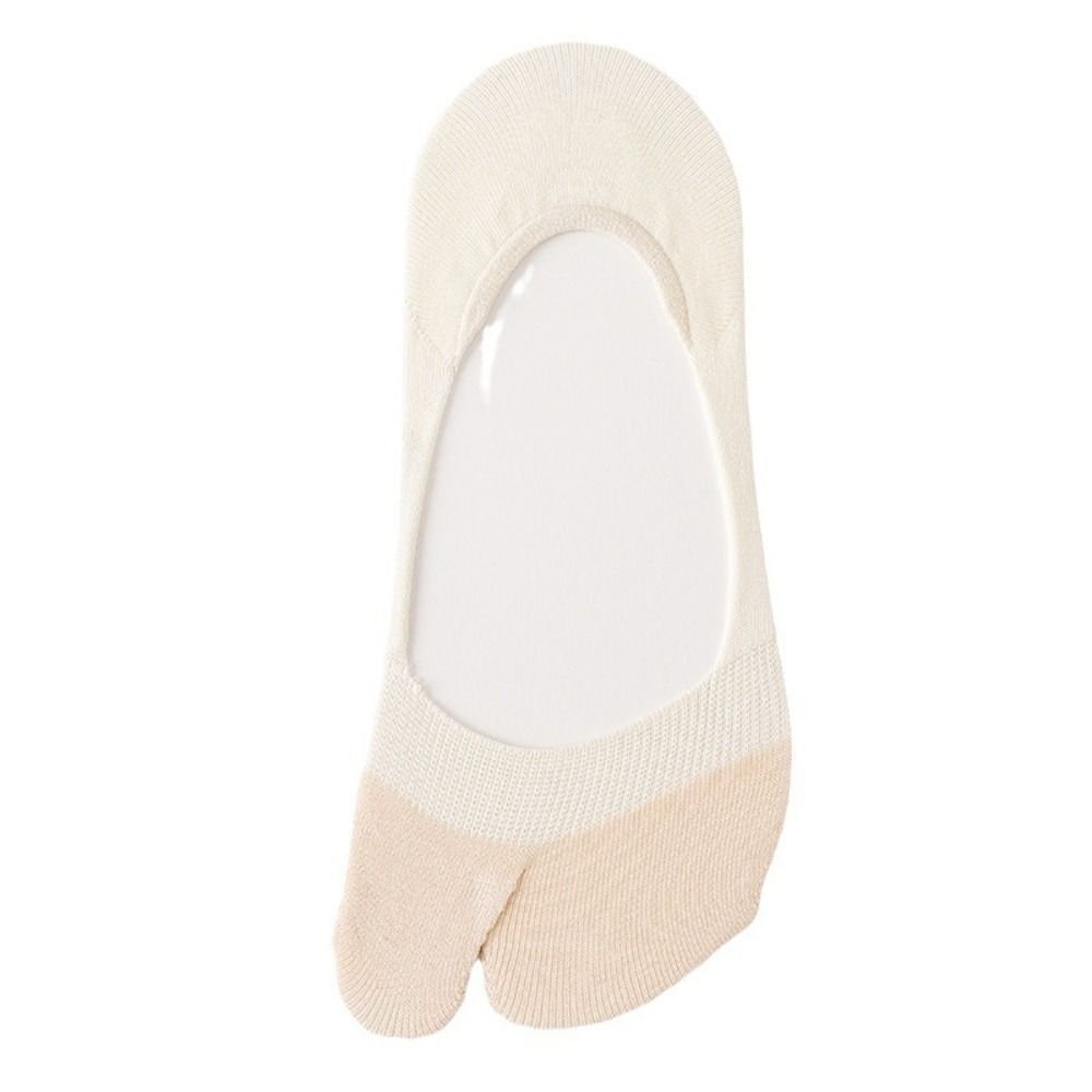 Soft Flip Flops Socks Elastic Finger Hosiery Fashion Split Toe Boat Socks  Student