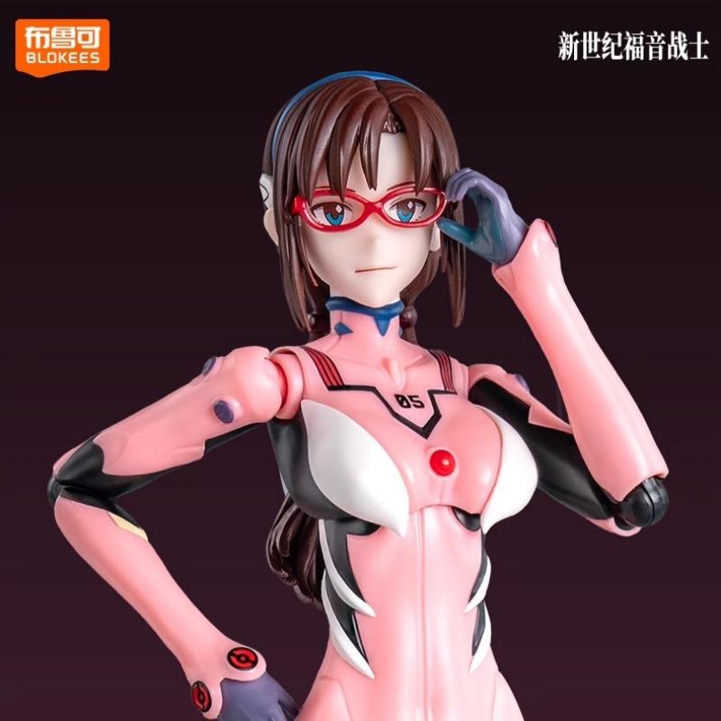 Blokees Фигурка Аянами Рей из Neon Genesis Evangelion Rebuild of Evangelion Маи Макинами Illustrious Model Сборная игрушка Подарок