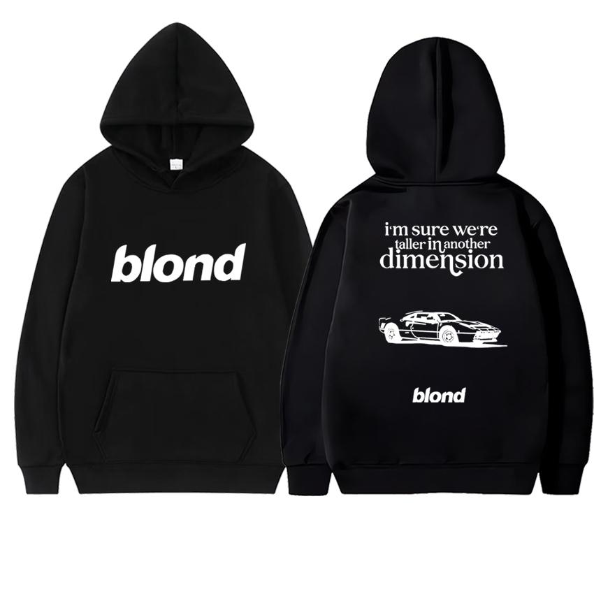 Hot Sale Frank Ocean Blonde Album Double Sided printed Hoodies Men Women harajuku fashion Y2k Sweatshirt Unisex Fleece pullovers