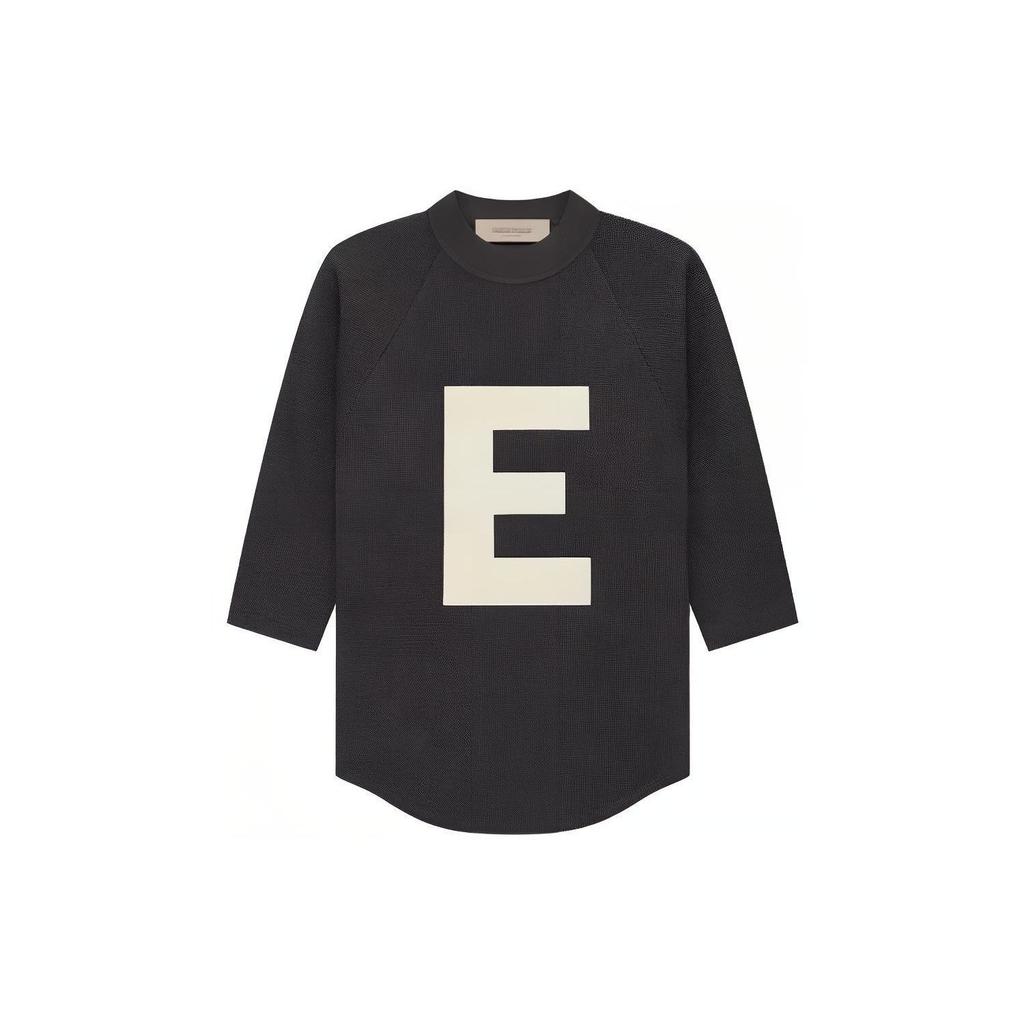 Fear of God Essentials Детская футболка с длинным рукавом и принтом большого логотипа SS22, топ для детей FOG-SS22-996